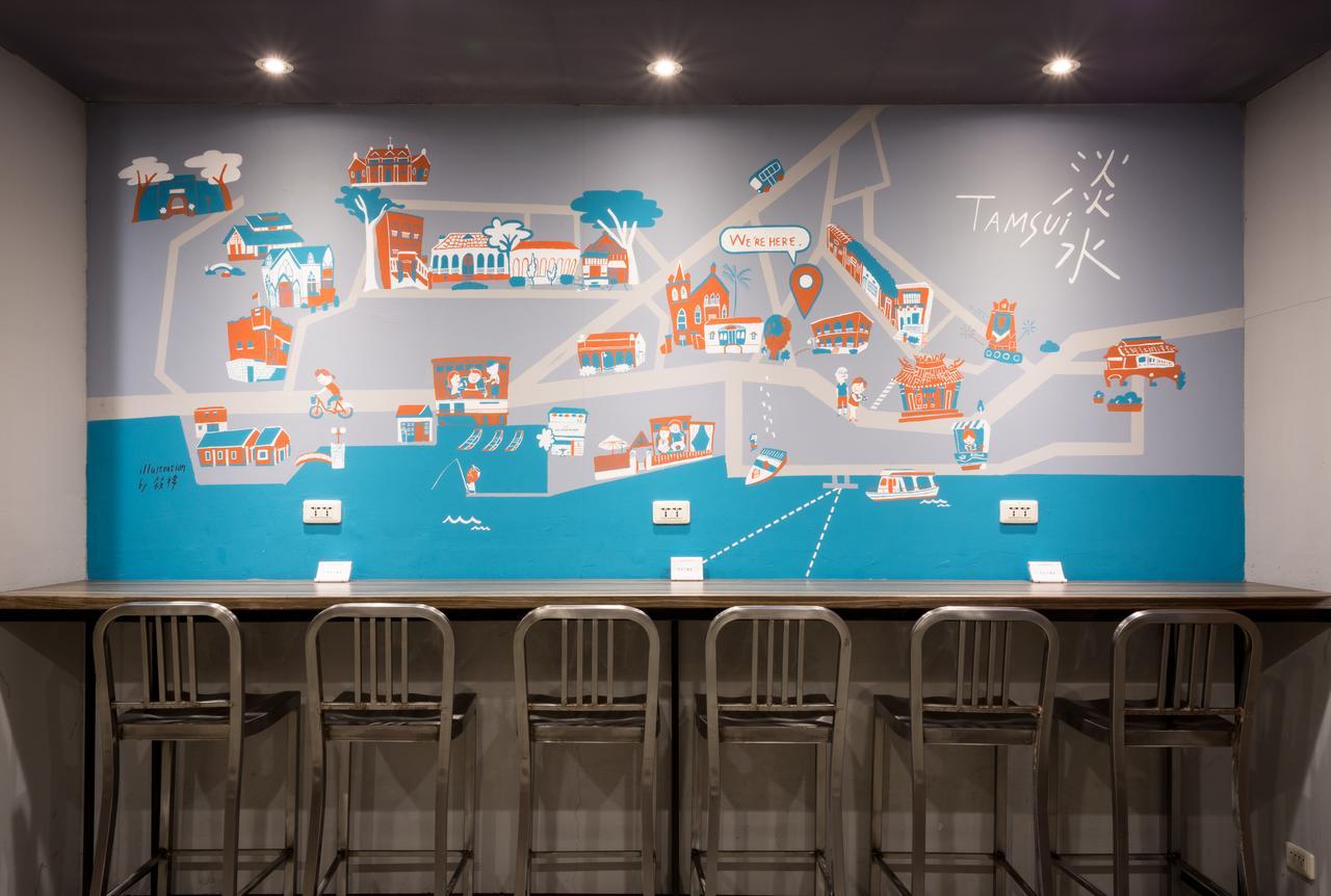 Taipei Travelers International Hostel Тамсуи Экстерьер фото